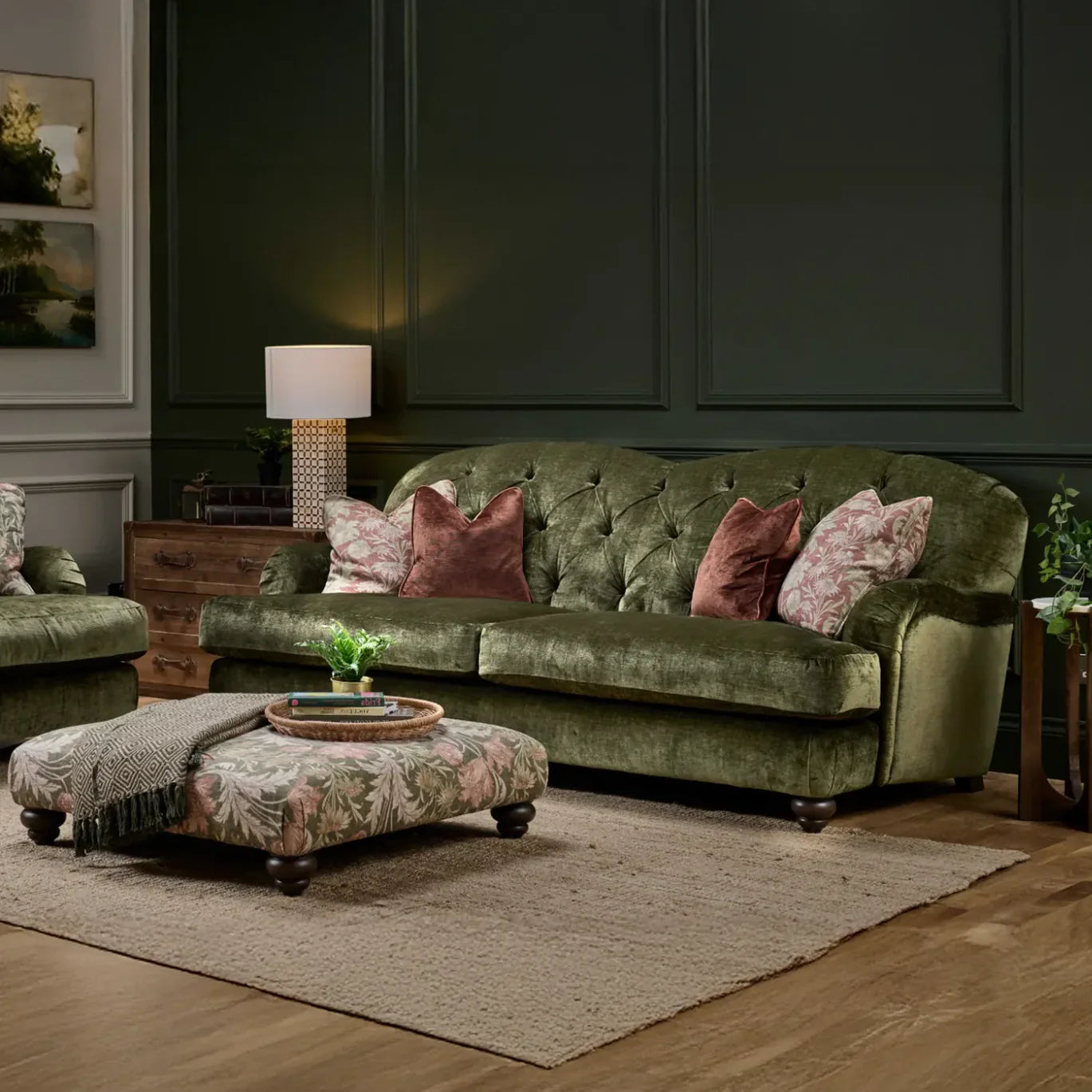 Derry Button Back Sofa