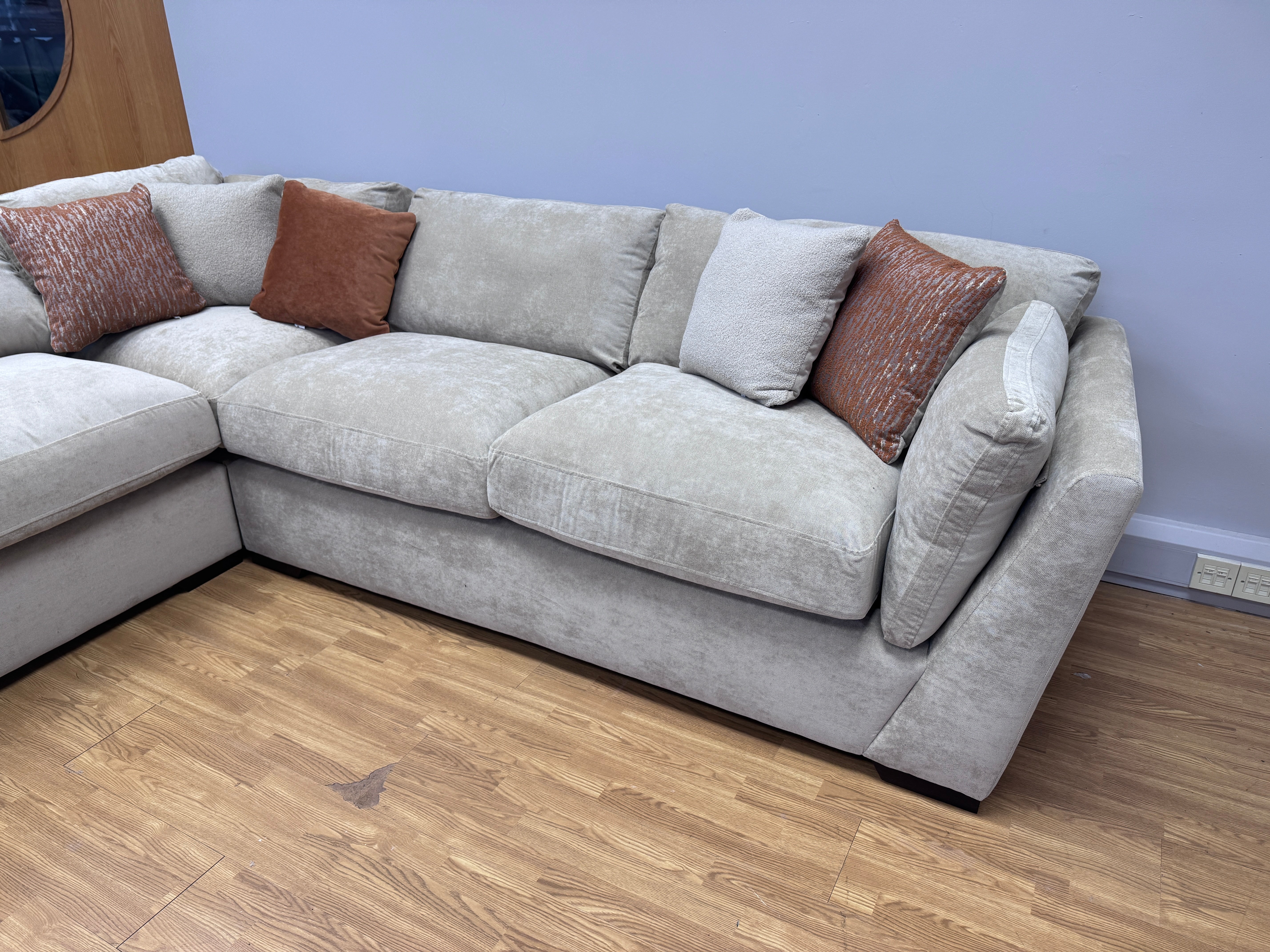 Phoenix 2 corner 2 (3 piece) corner sofa in Kingston Beige fabric