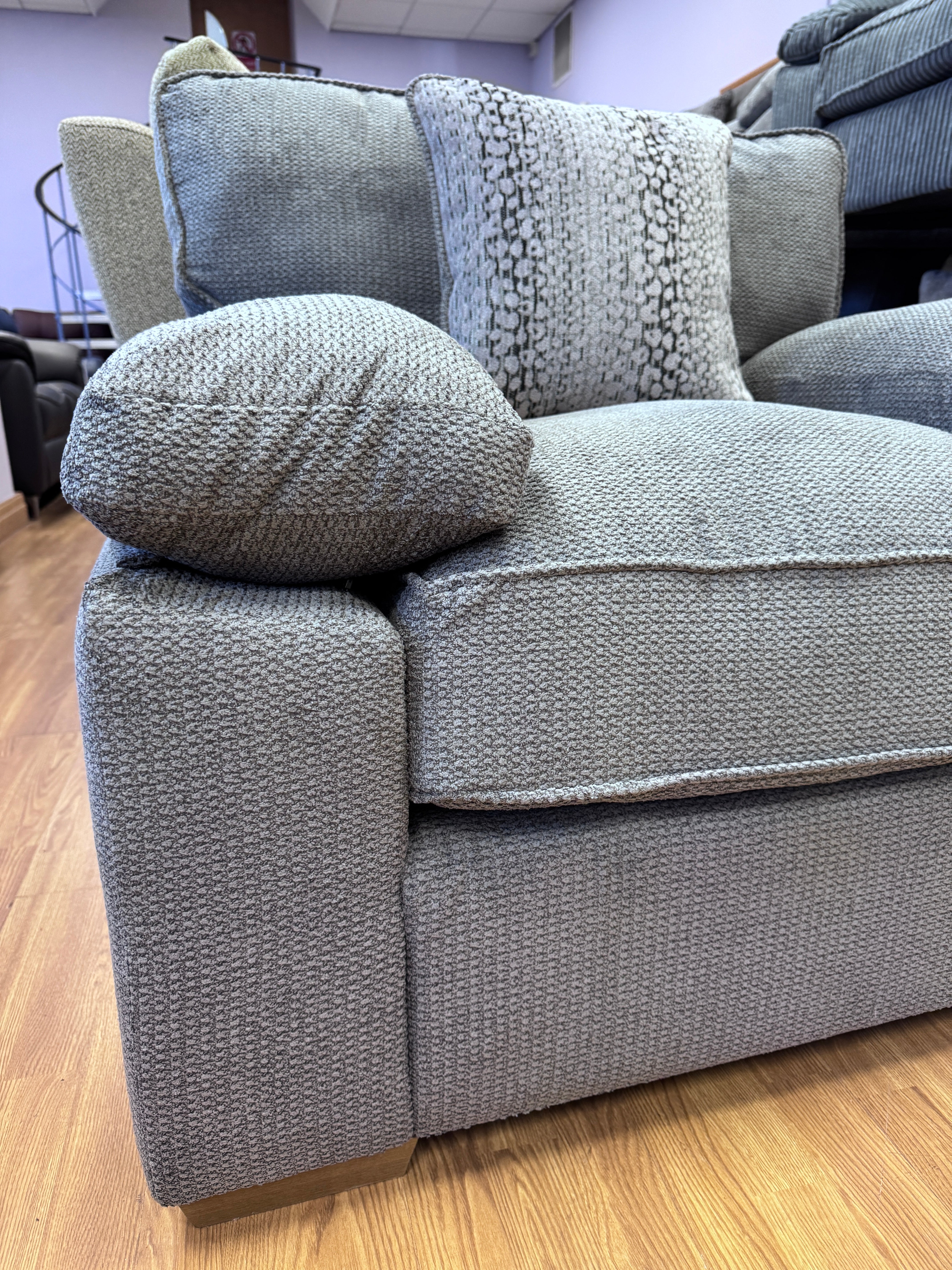 Dexter standard armchair in Rich Charcoal fabric