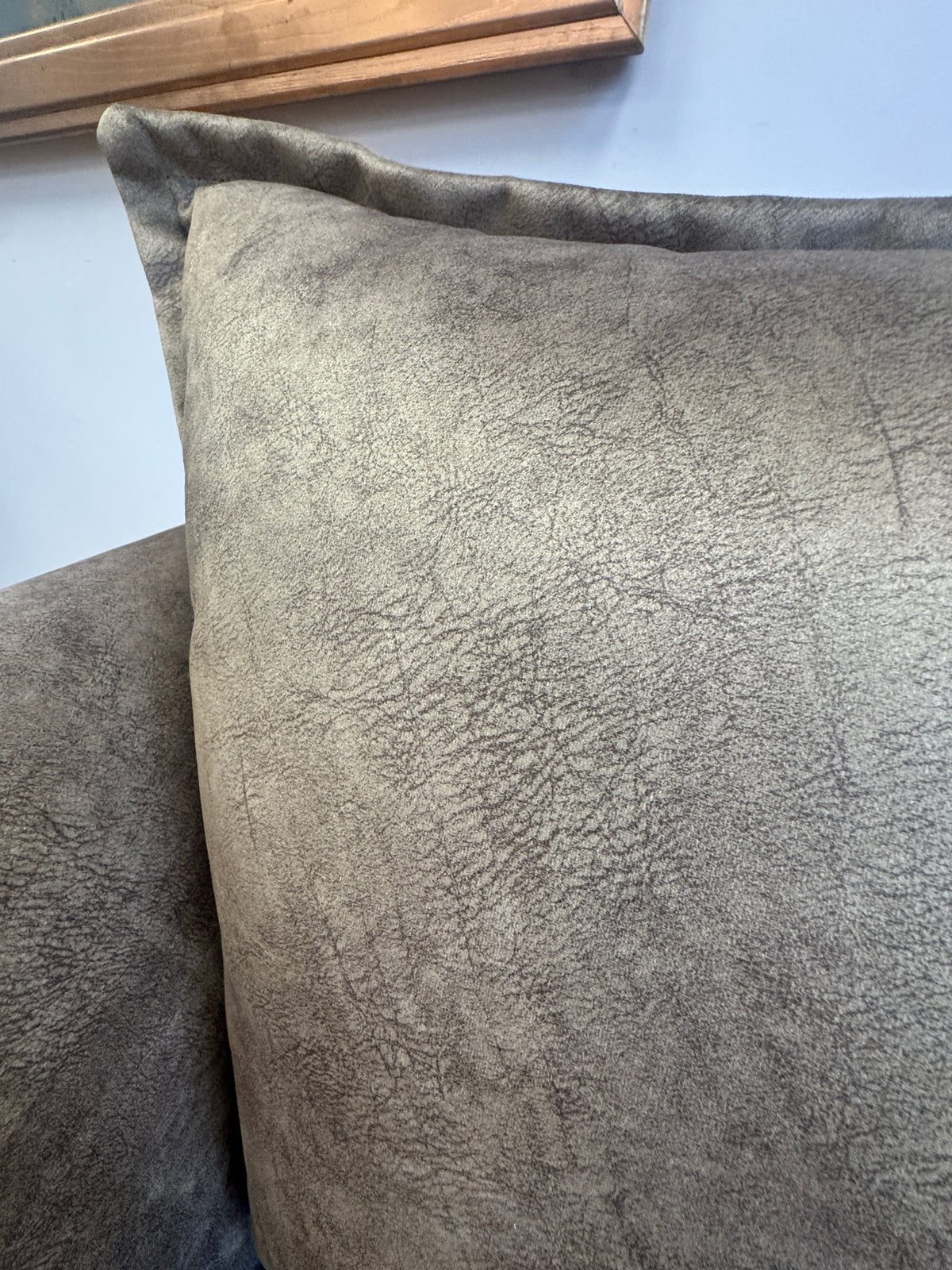 Matteo 4 seater split sofa in Kenzo Chocolate brown marble velvet