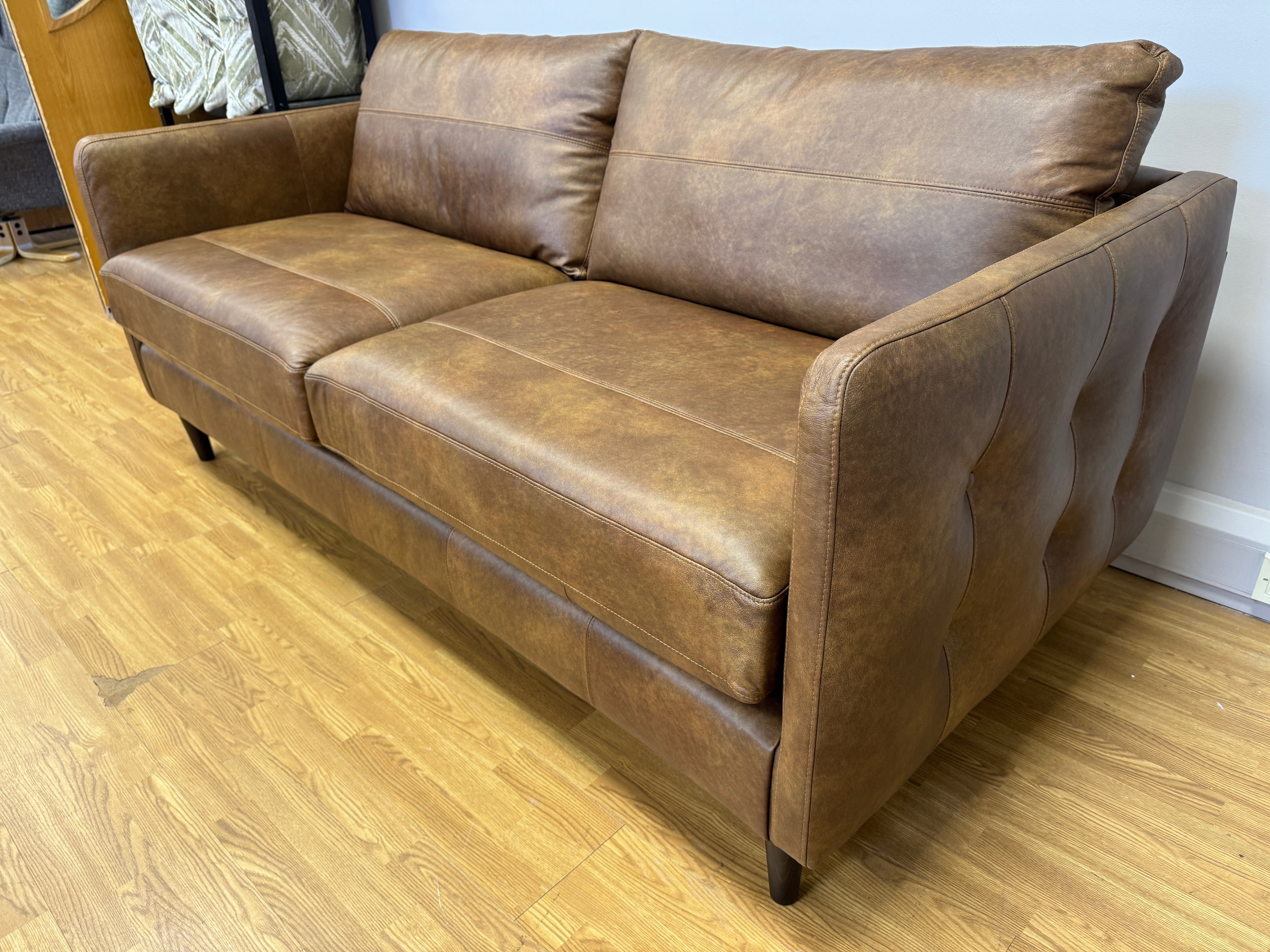Warren 3 Seater Sofa in Napoli Tan leather