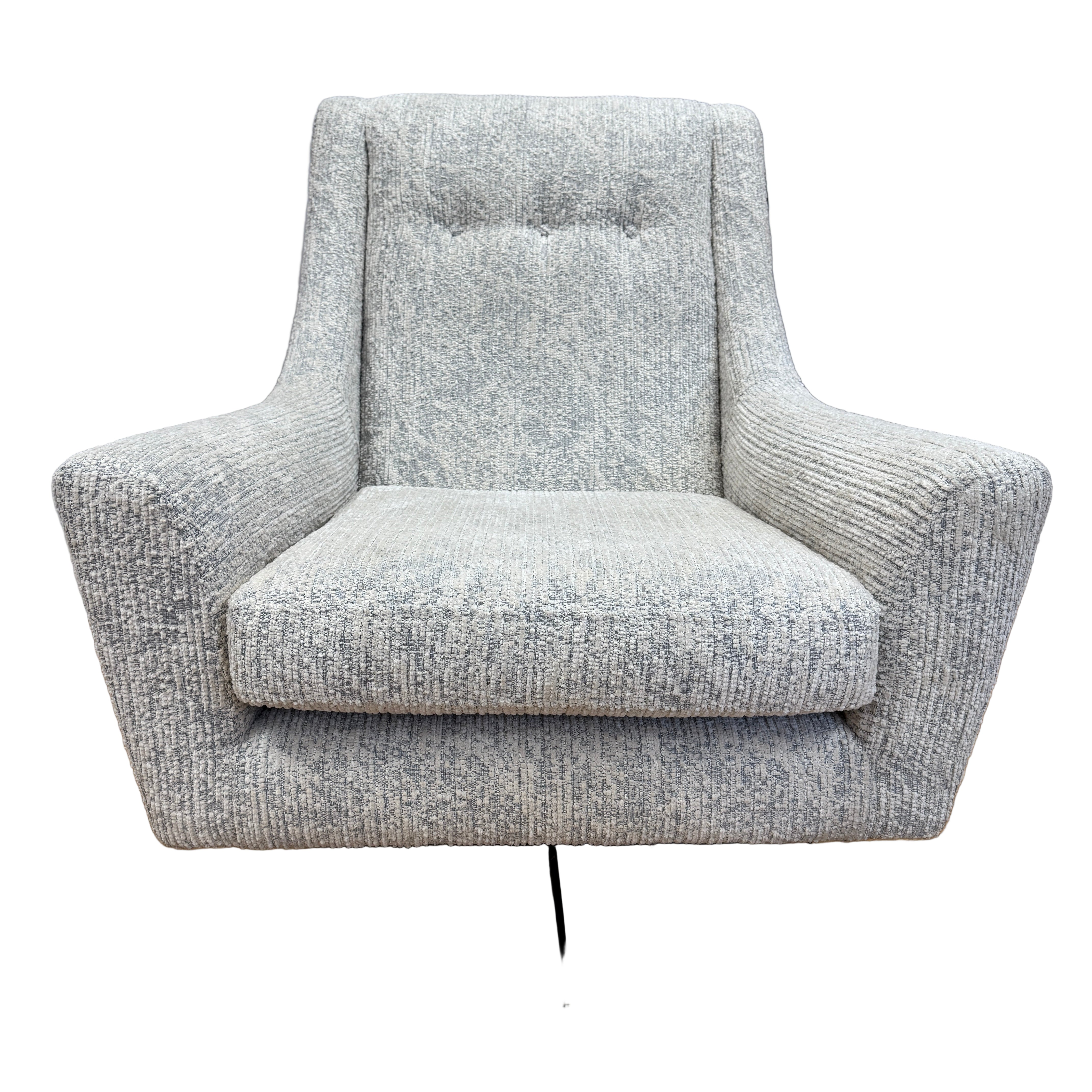 Sinatra large swivel chair in Strato textured boucle fabric