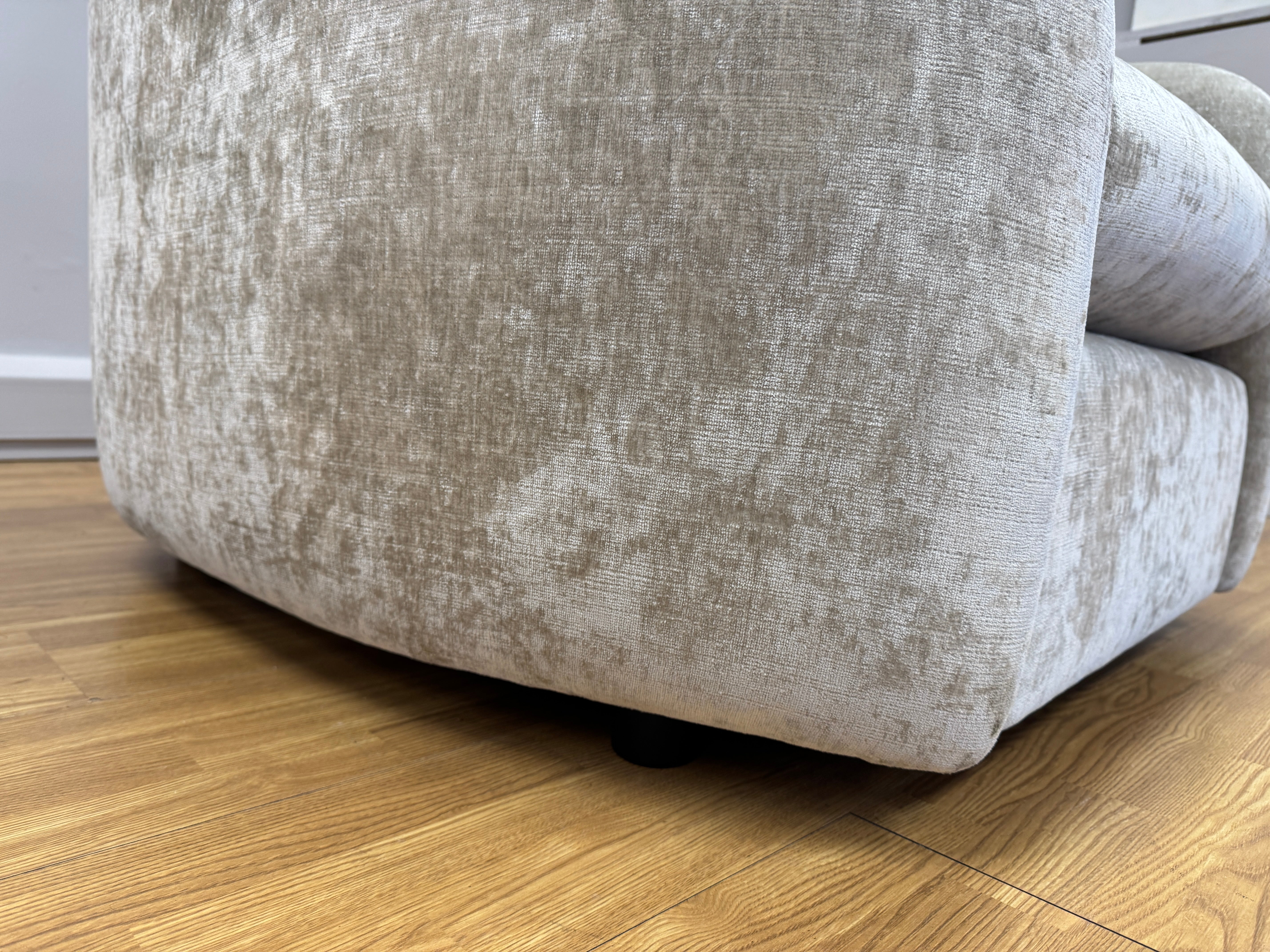 Sofology Portobello armchair in Celine Husk chenille fabric