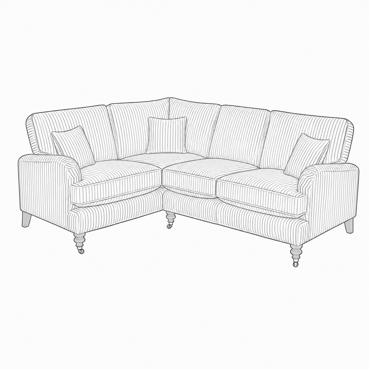 Padstow 2 corner 1 corner sofa (left or right facing chaise)
