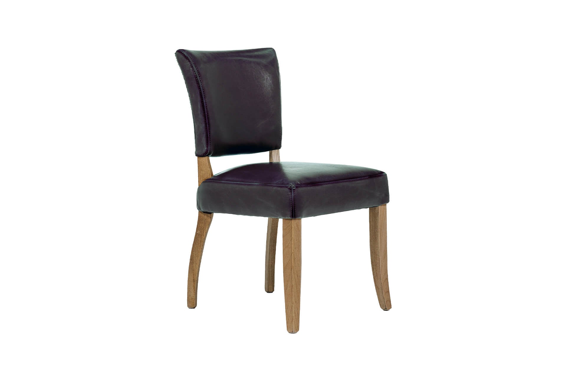 Duke leather dining chair
