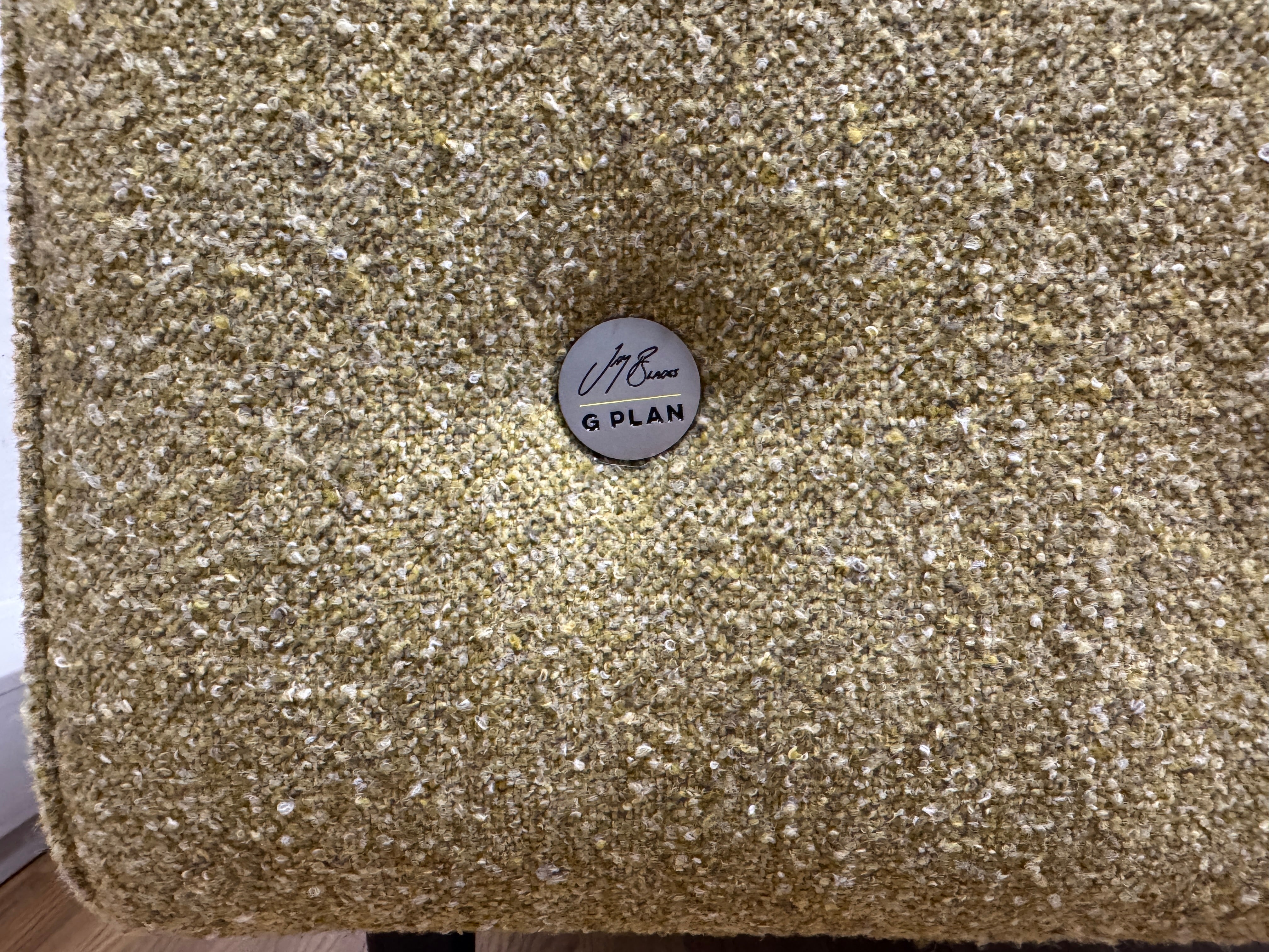 Jay Blades x G Plan Ridley 2 seater sofa in Citrus tweed mix fabric