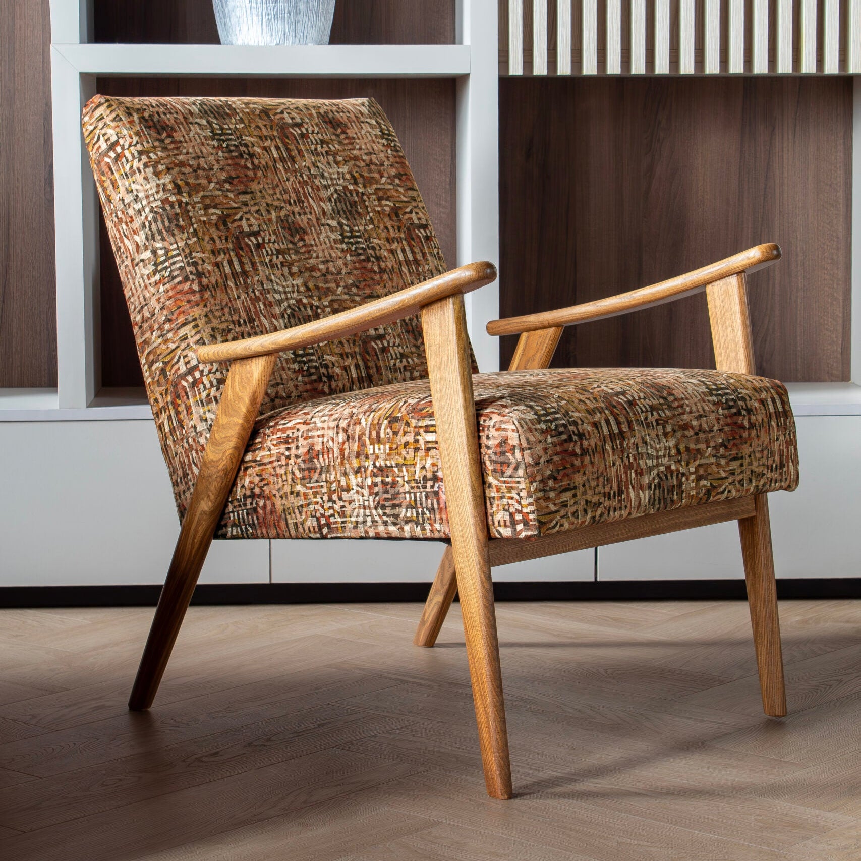 Brando accent bench with Beech (dark) wood finish