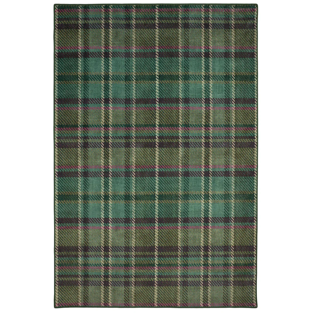 Eco-Washable Rug Heritage Collection in Isla Plaid (4 sizes available)