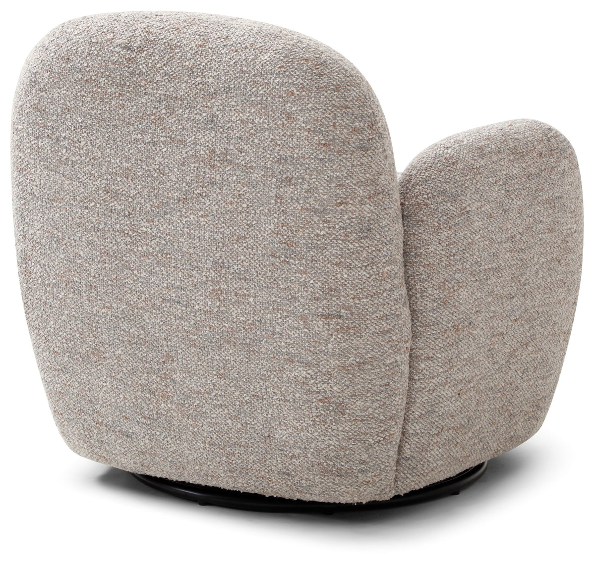 Micky swivel chair in Boucle fabric