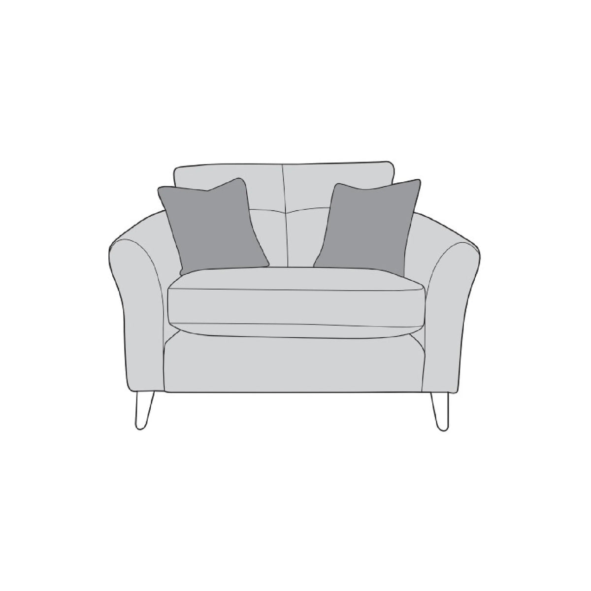 Molly loveseat - Standard Back only