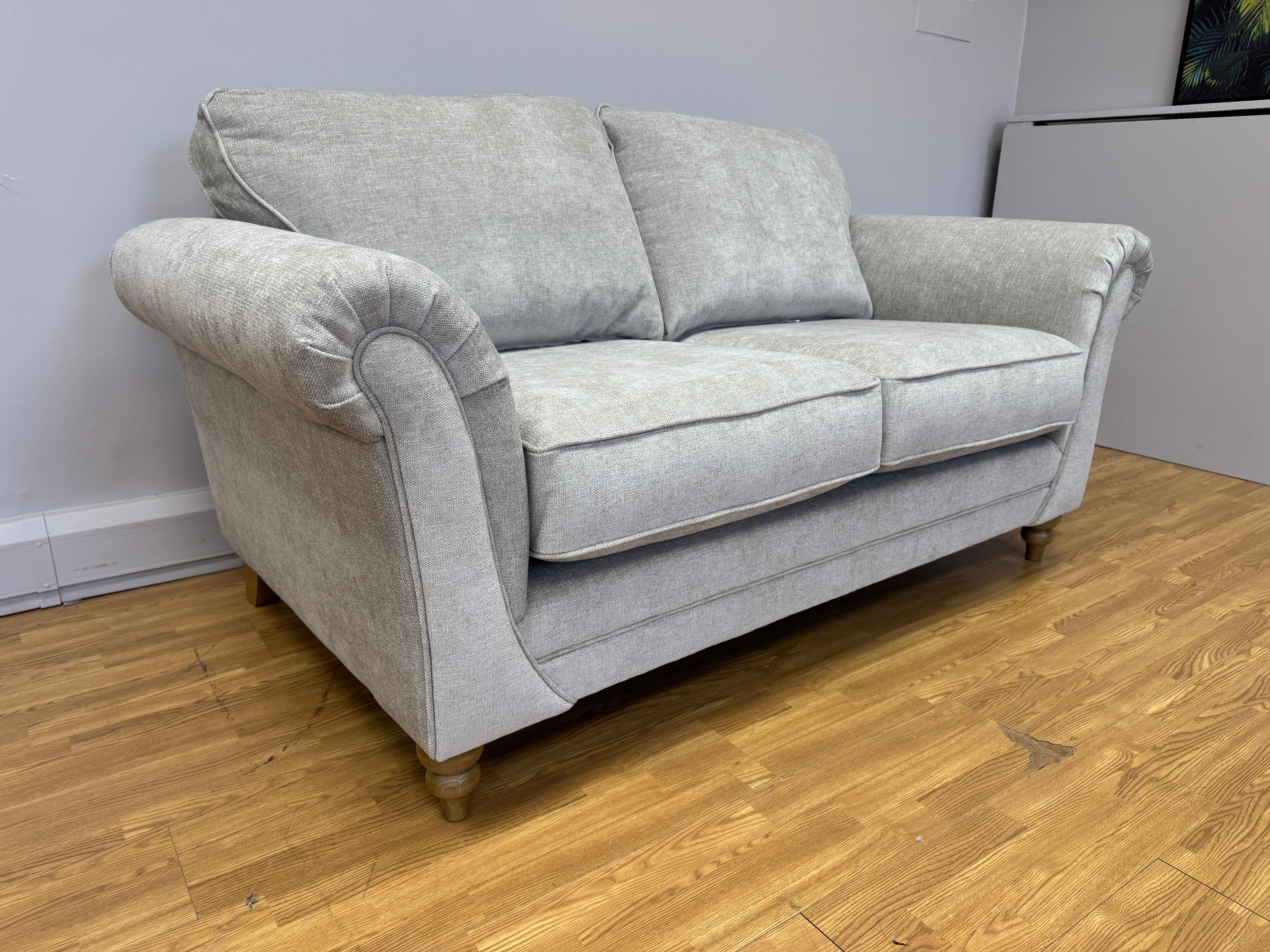 Danbury 2 seater sofa in Marlon Natural fabric