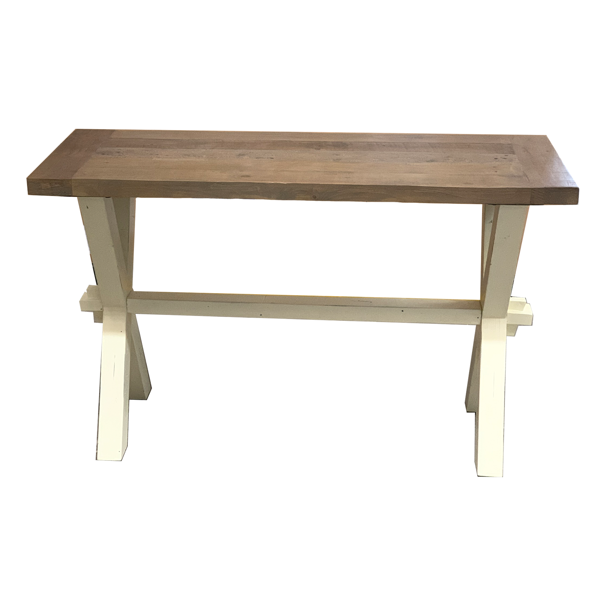 Walton 120cm solid pine two tone console table