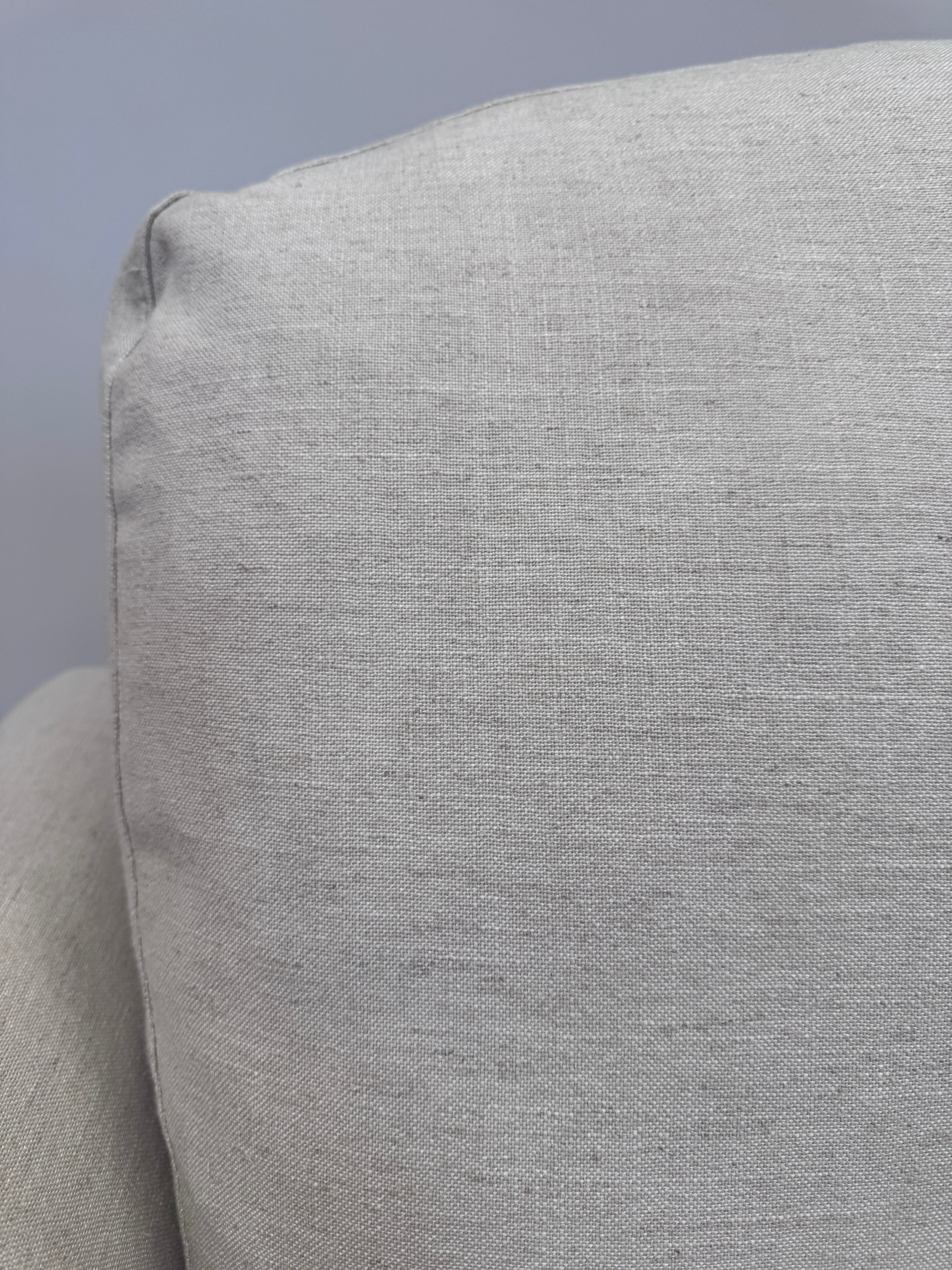 Clover large 4 seater sofa in Natural Linen fabric