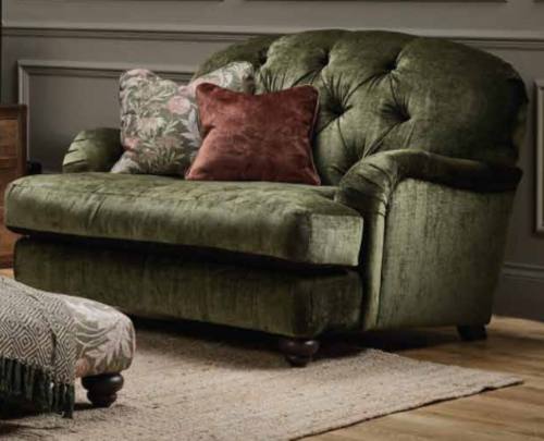 Derry 2 seater button back sofa