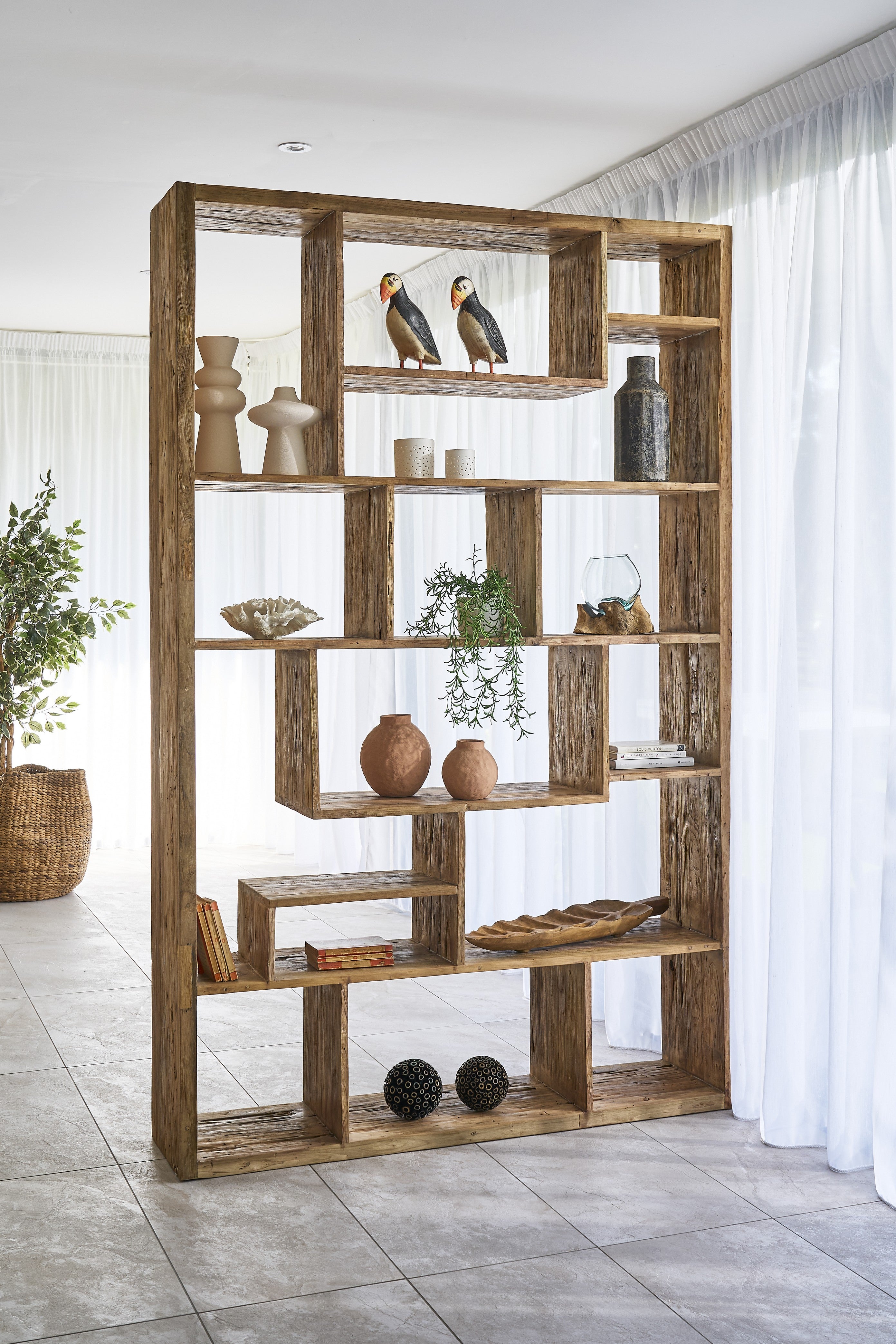 Mammoth XL Teak Room Divider