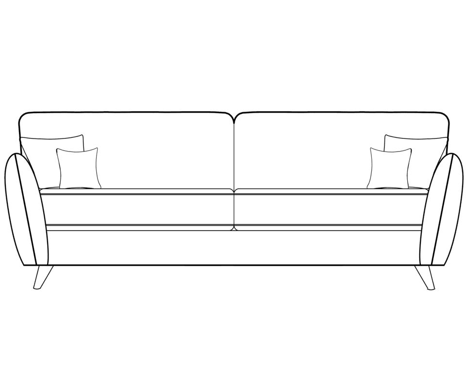 Perth 4 seater sofa