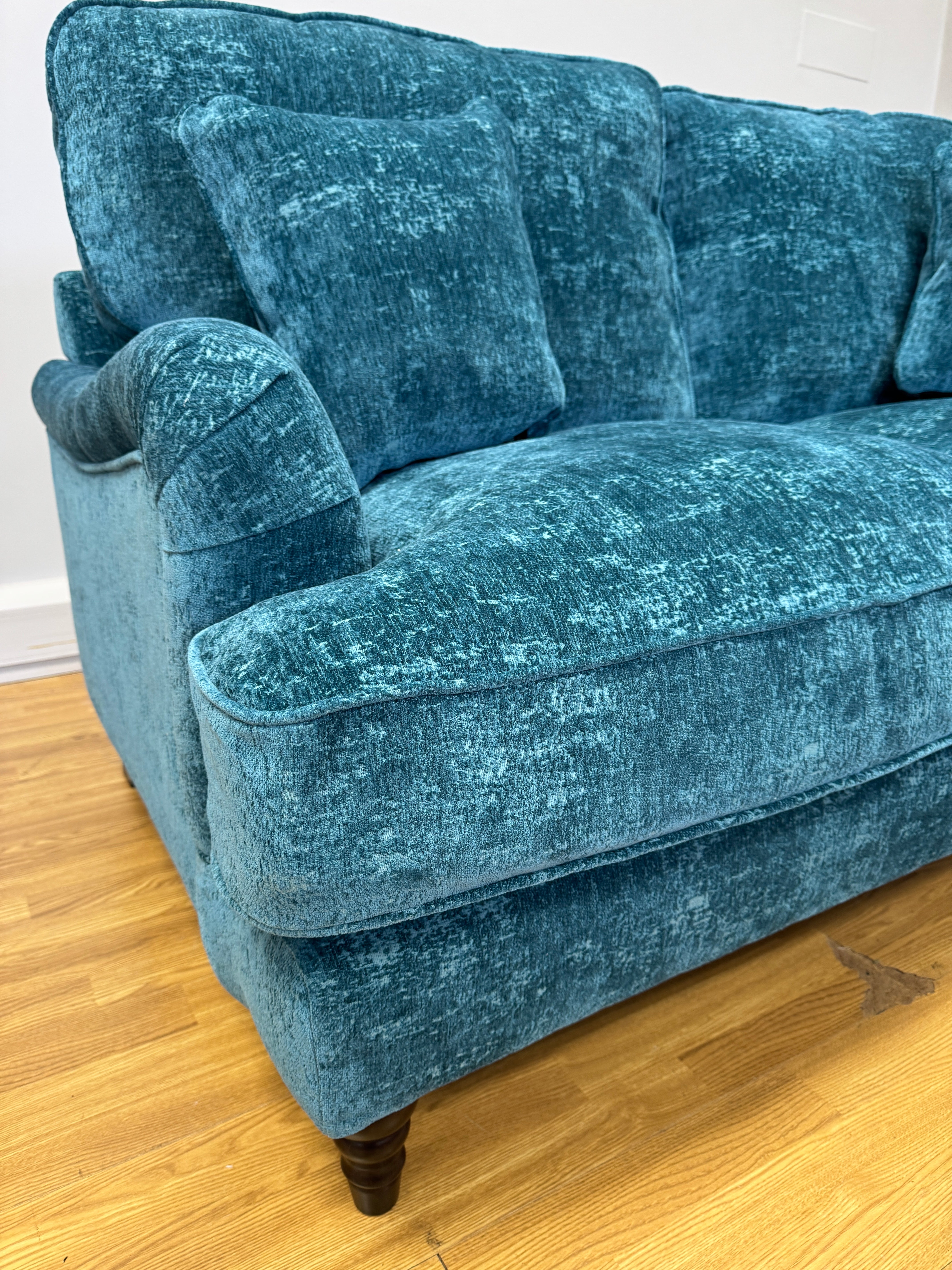 Beatrix 2 Seater Sofa in Liberty Bottlegreen fabric