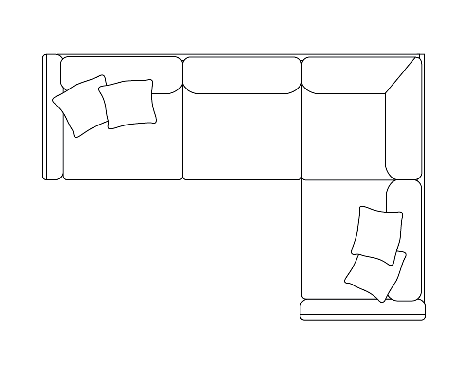 Perth 2 corner 1 group sofa (left or right facing corner)