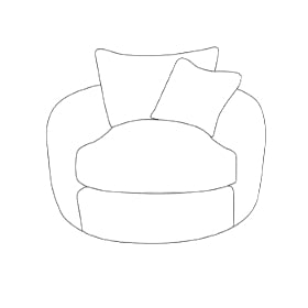 Logan Cushion Back Armchair