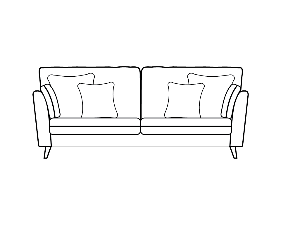 Petra medium 2 seater sofa