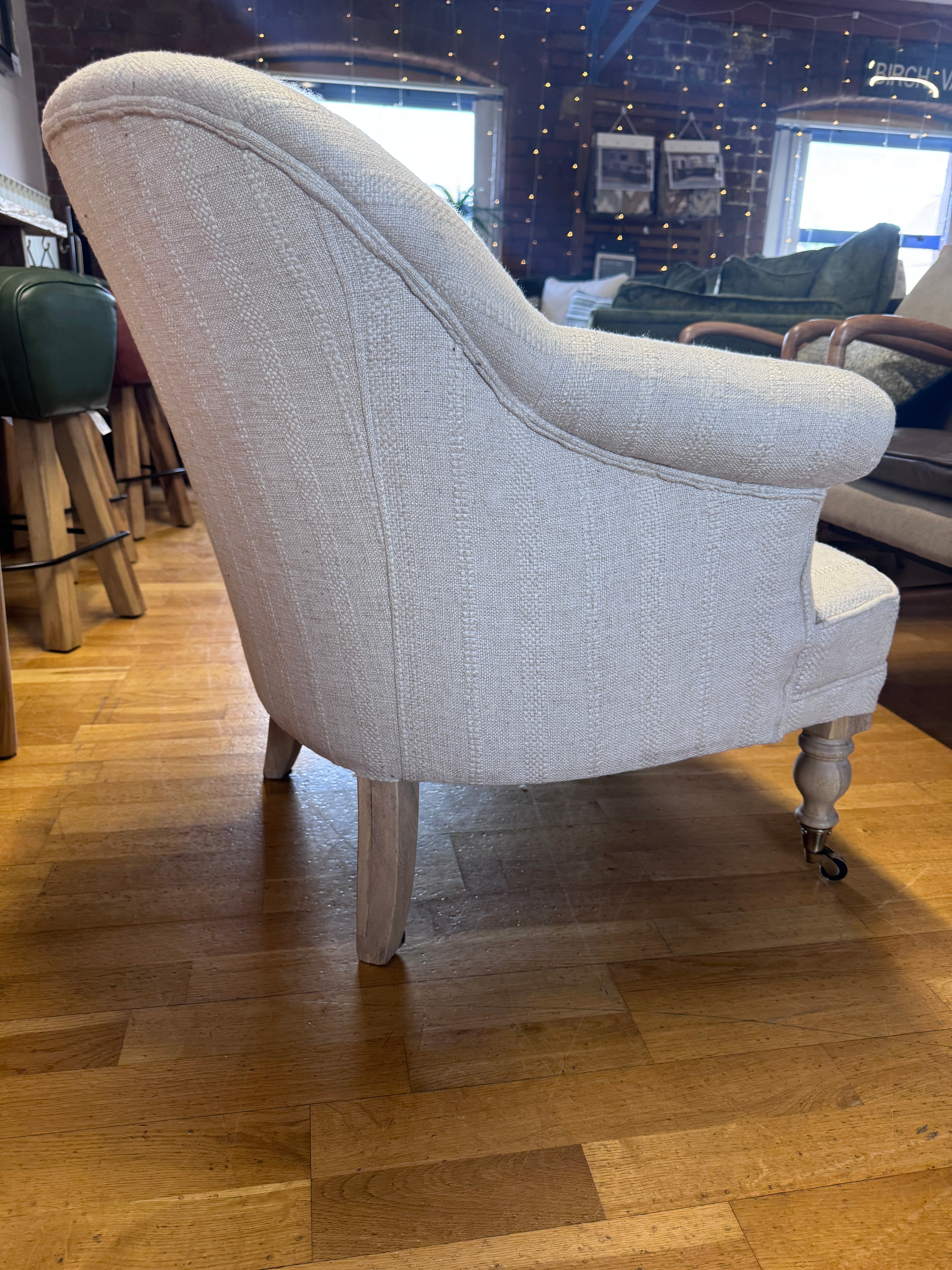 Nkuku Kiana linen accent chair