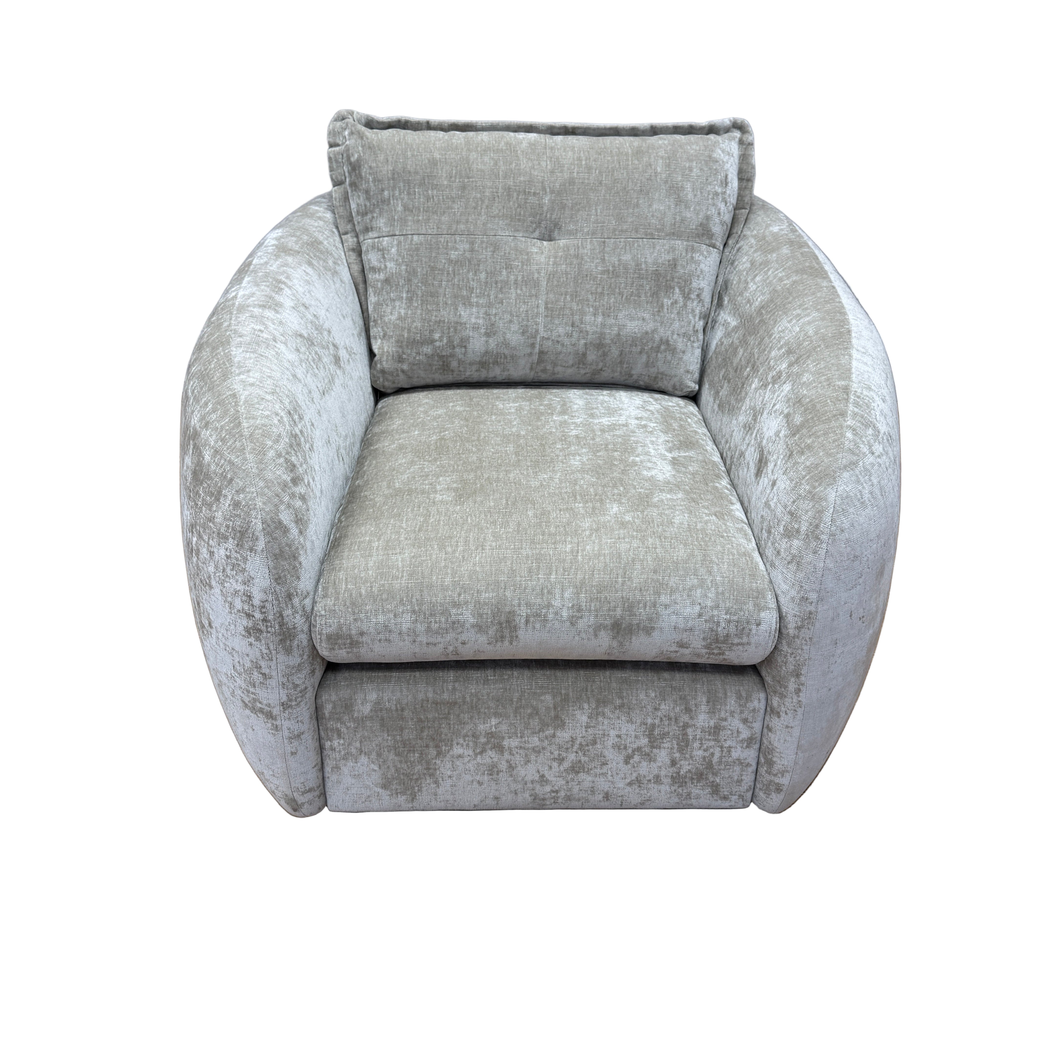 Sofology Portobello armchair in Celine Husk chenille fabric