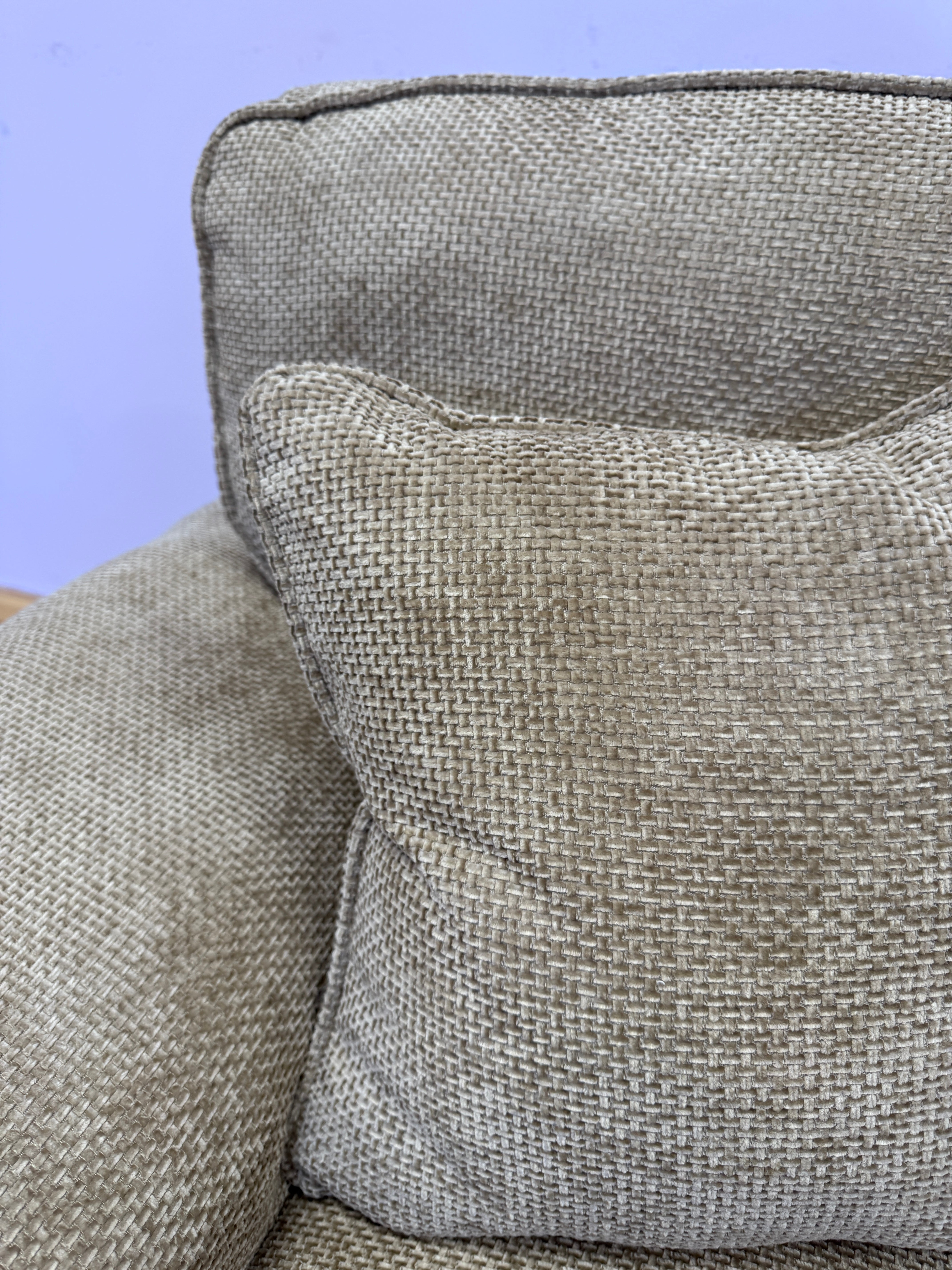 Dexter 3 seater standard back sofa in Roland Wicker fabric