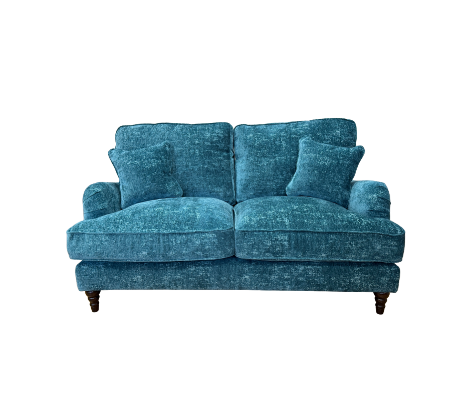 Beatrix 2 Seater Sofa in Liberty Bottlegreen fabric