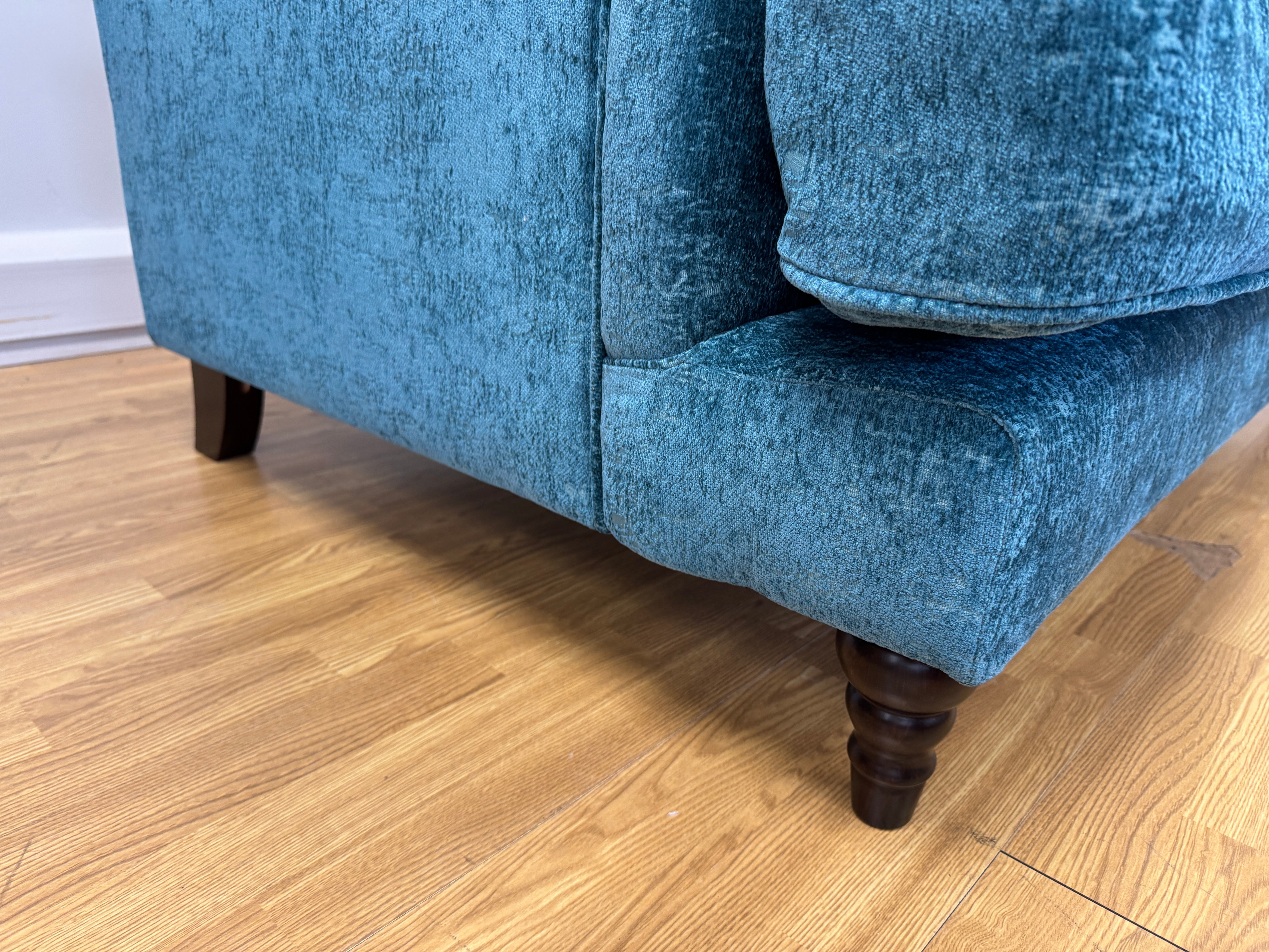 Beatrix 2 Seater Sofa in Liberty Bottlegreen fabric