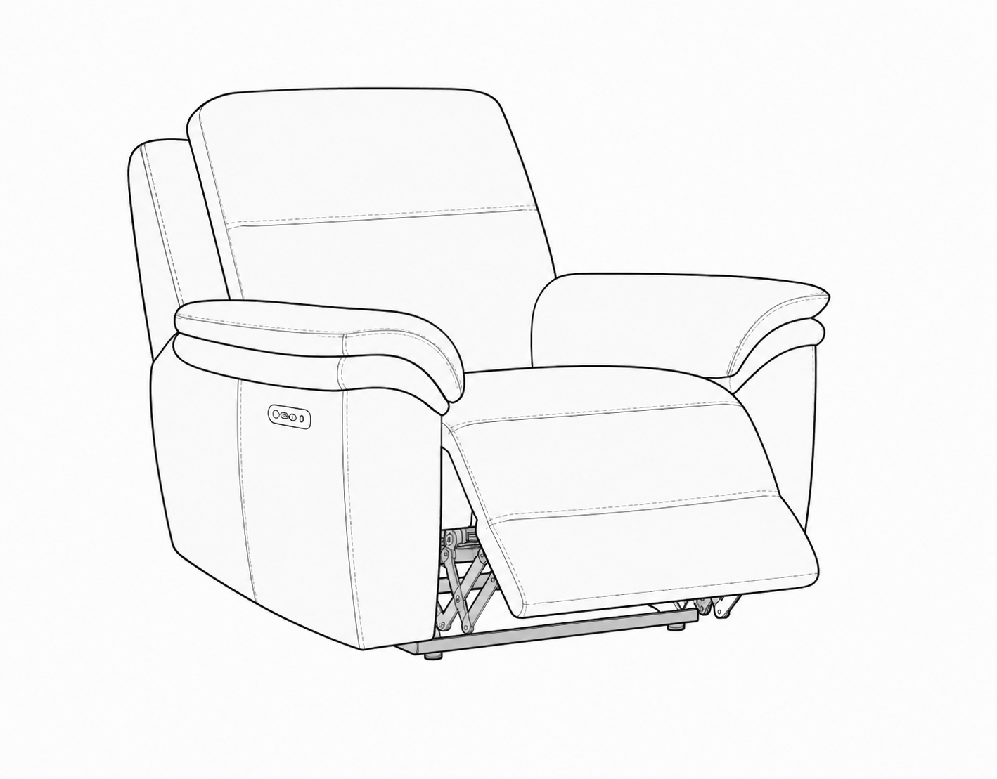 Pisces Power Reclining armchair