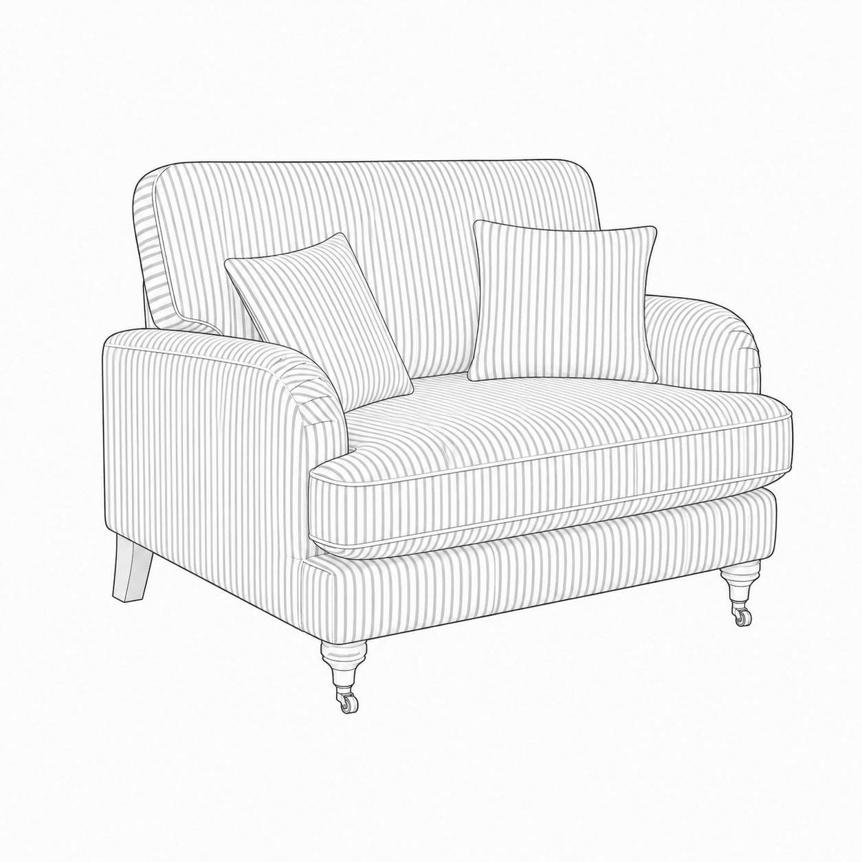 Padstow loveseat