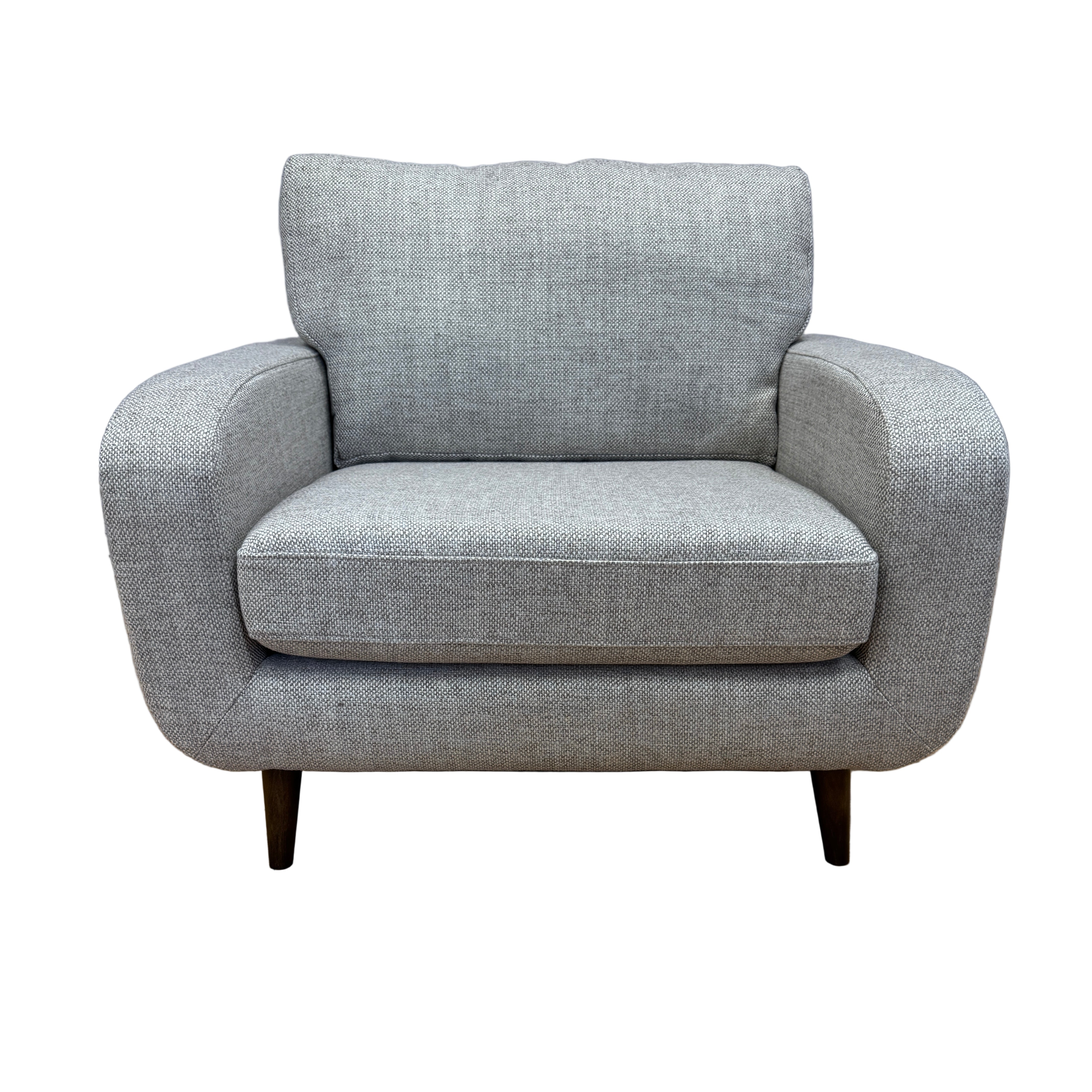 Next Camden Loveseat in natural basket weave fabric