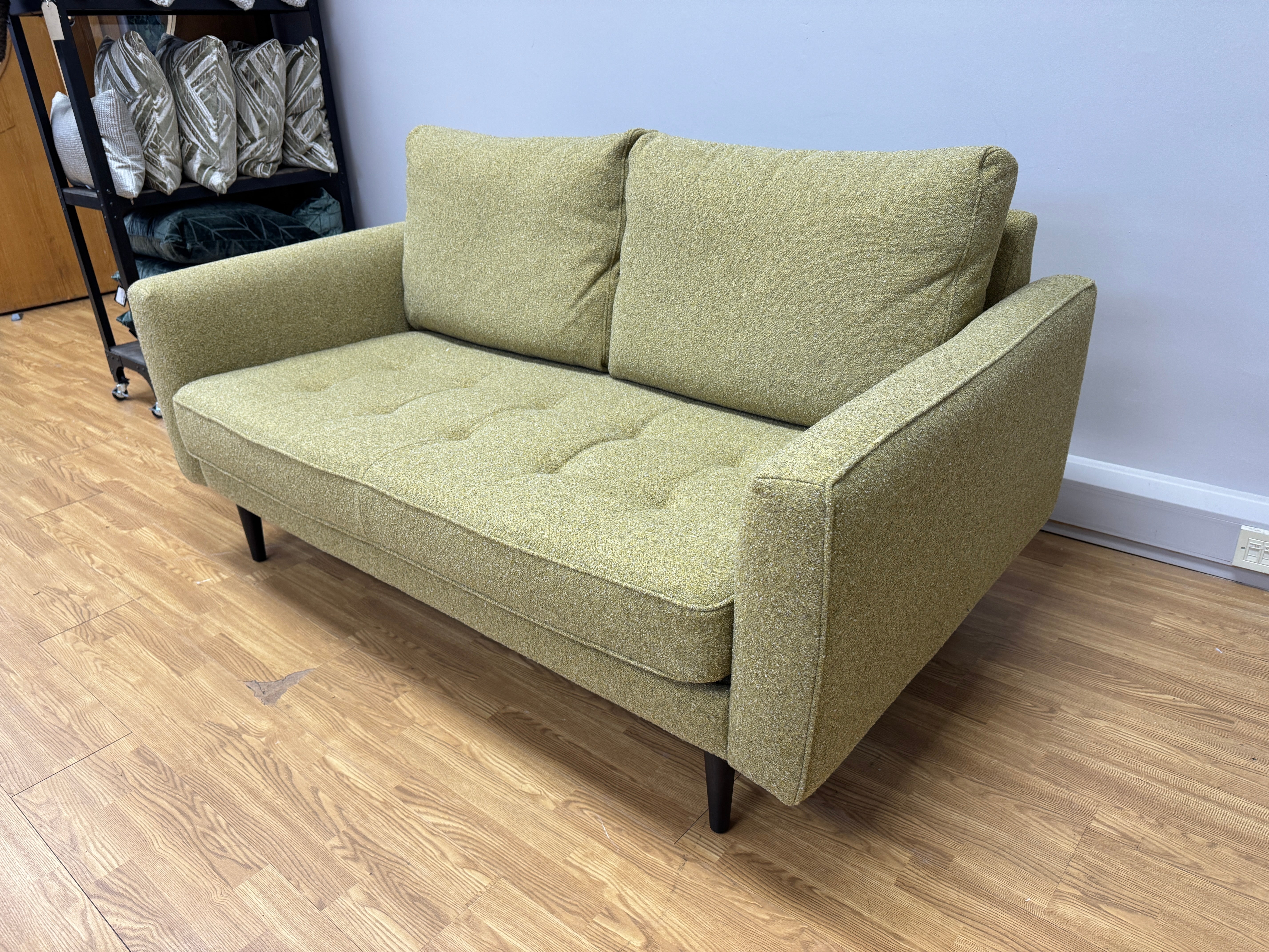 Jay Blades x G Plan Ridley 2 seater sofa in Citrus tweed mix fabric