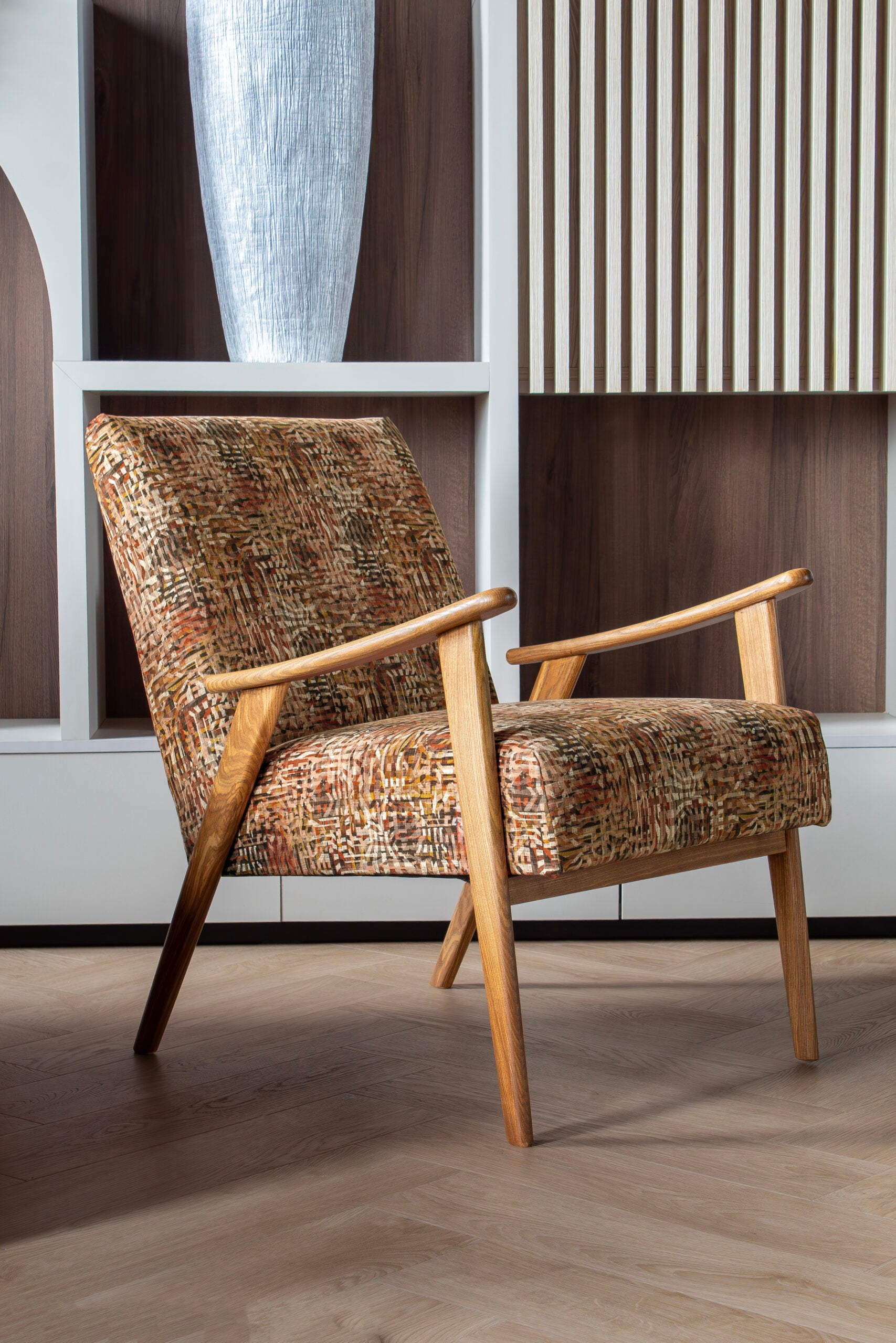 Brando accent bench with Beech (dark) wood finish