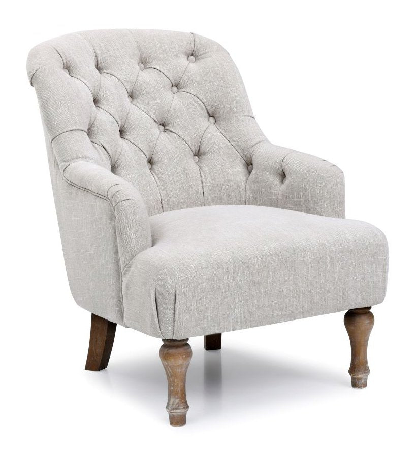 Bianca button back accent chair