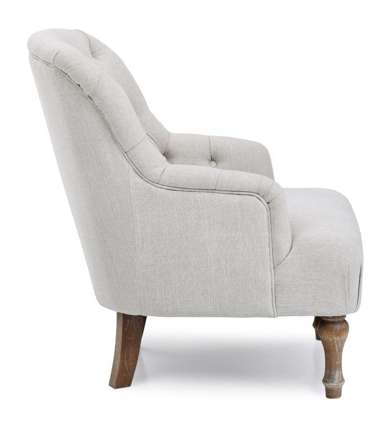 Bianca button back accent chair