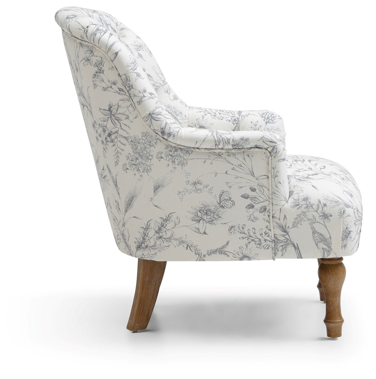 Bianca button back accent chair