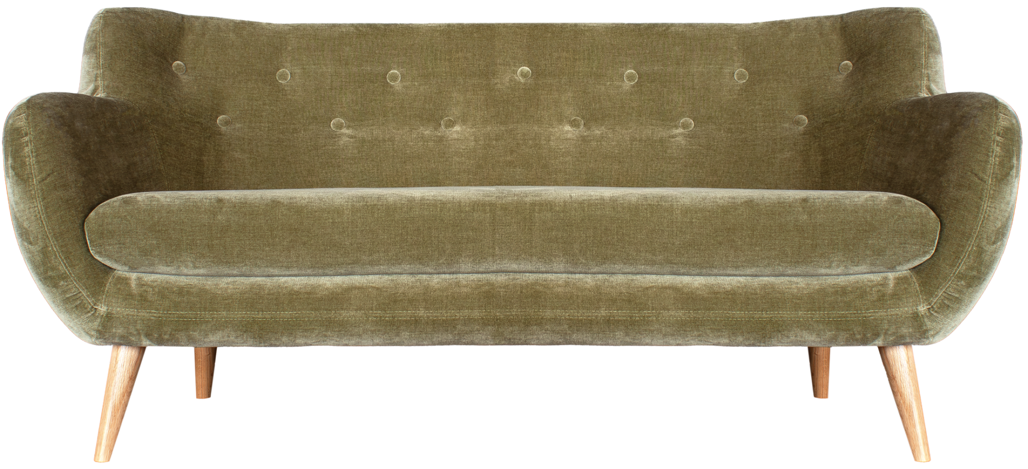 Samantha small slim bench seat sofa