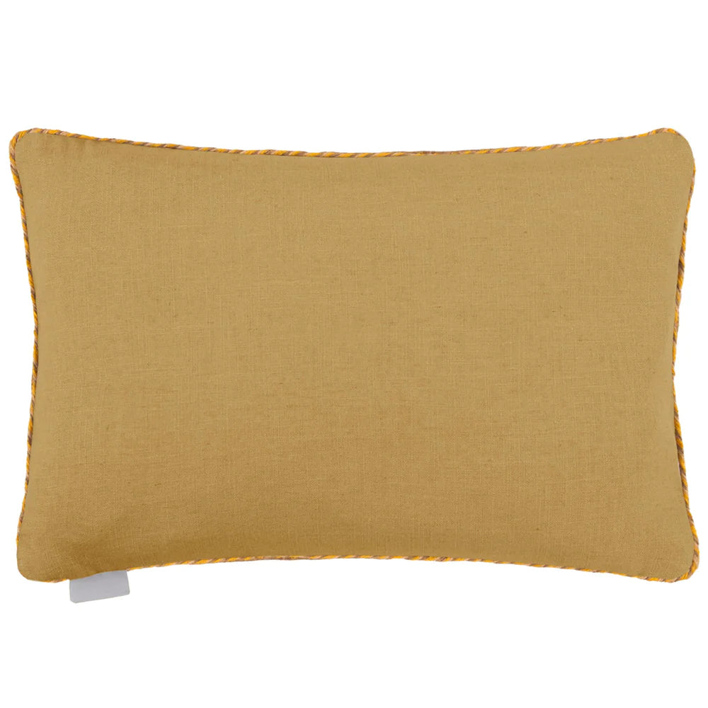 Navada printed feather Cushion 40cm x 60cm Sepia