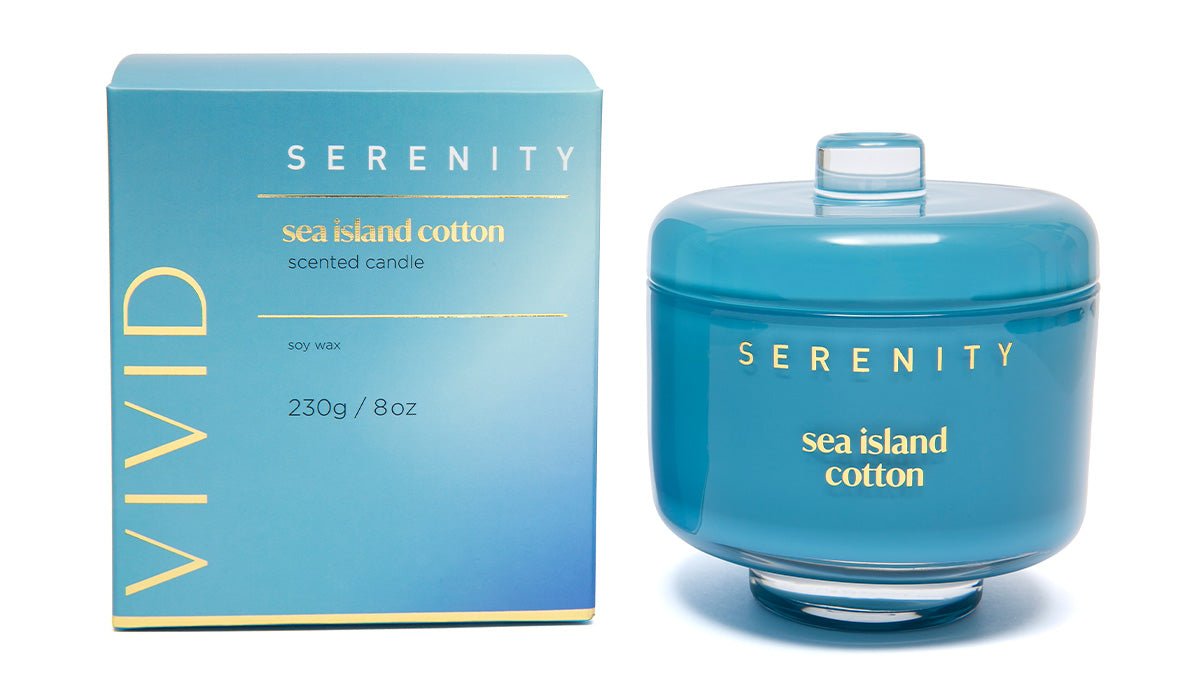 Vivid Sea Island Cotton 230g Candle