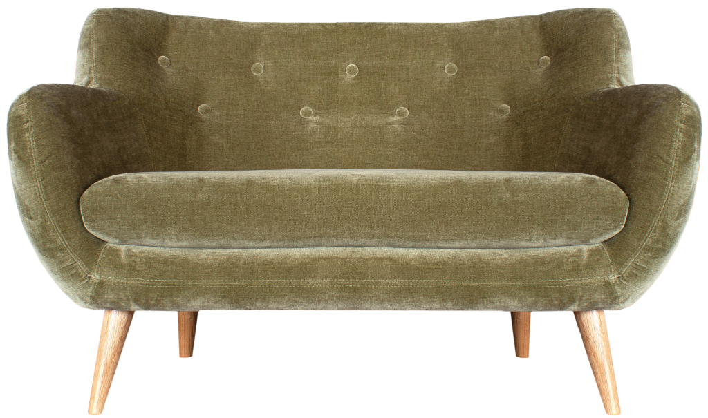 Samantha small slim bench seat sofa