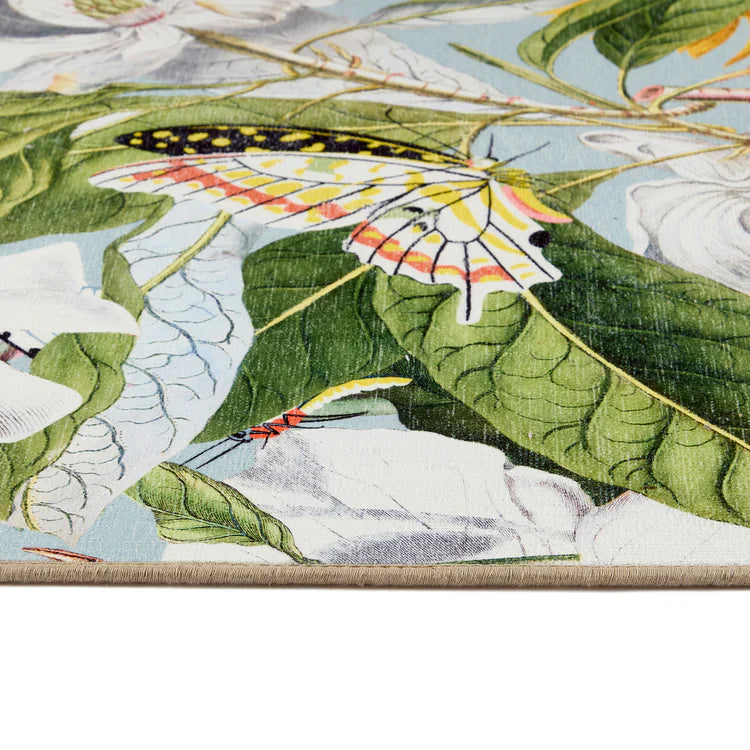 Eco-Washable Rug Signature Collection in Butterfly Blooms (4 sizes available)