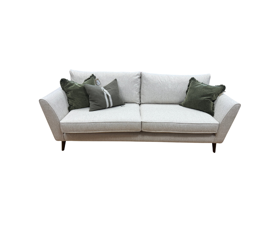 Sofology Canterbury 4 seater sofa in natural weave fabric